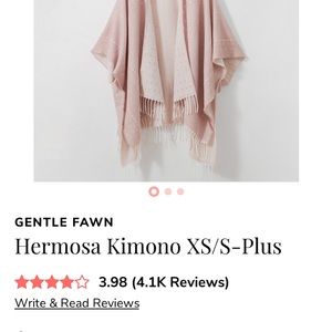 Gentle Fawn Hermosa Kimono Pink